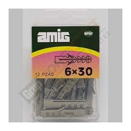 Bucha Plastica 6x30 12pcs...