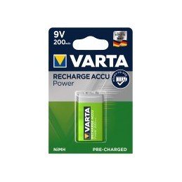 Pilha 9V NIMH 200mAh VARTA