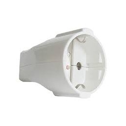 Ficha Femea Schuko Branca