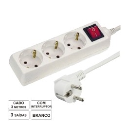 Extensão Tripla C/Int 3m...
