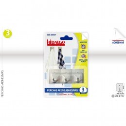 Cabides Autocolantes Inox...