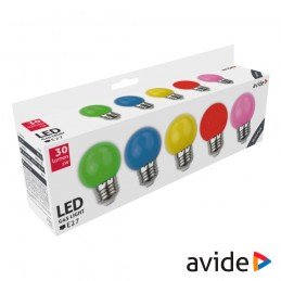 CONJUNTO 5 LÂMPADAS E27 1W...
