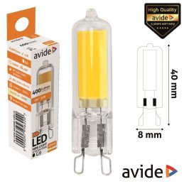 Lâmpada LED G9 4W 230V COB...