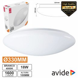 Aplique LED Redondo 18W...