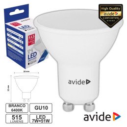 Lampada GU10 LED 7W 486lm...