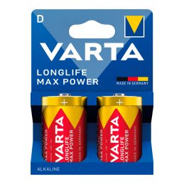 PILHA LR20 LONGLIFE MAX POWER