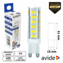 Lâmpada LED G9 4.2W 230V...