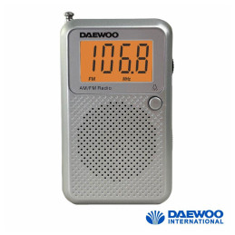 Rádio Portátil AM/FM C/ LCD...