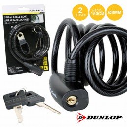 Cadeado Bicicleta 8x150 DUNLOP