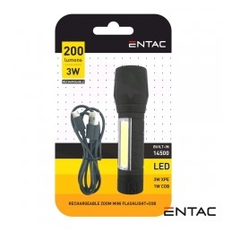 Lanterna LED 3W USB ENTAC