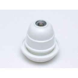 Suporte E27 C/Aro Branco