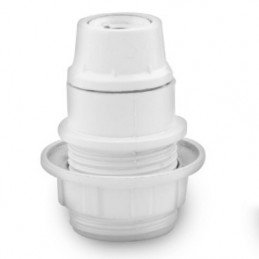 Suporte E14 C/Aro Branco