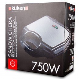 SANDUÍCHE ELÉTRICA 750W AÇO...