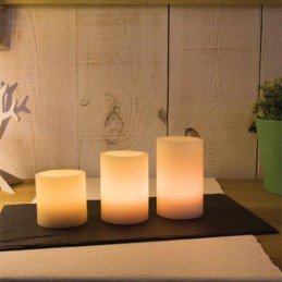 CONJUNTO 3 VELAS LUZ LED...