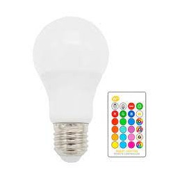 Lampada N Led RGB C/Comando...