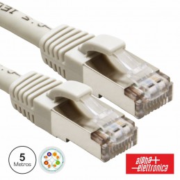 Cabo S/Ftp CAT6 5m Cinzento